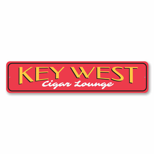 Key West Cigar Lounge Sign