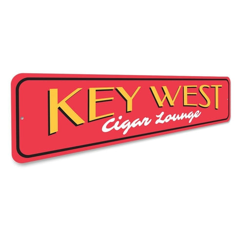 Key West Cigar Lounge Sign